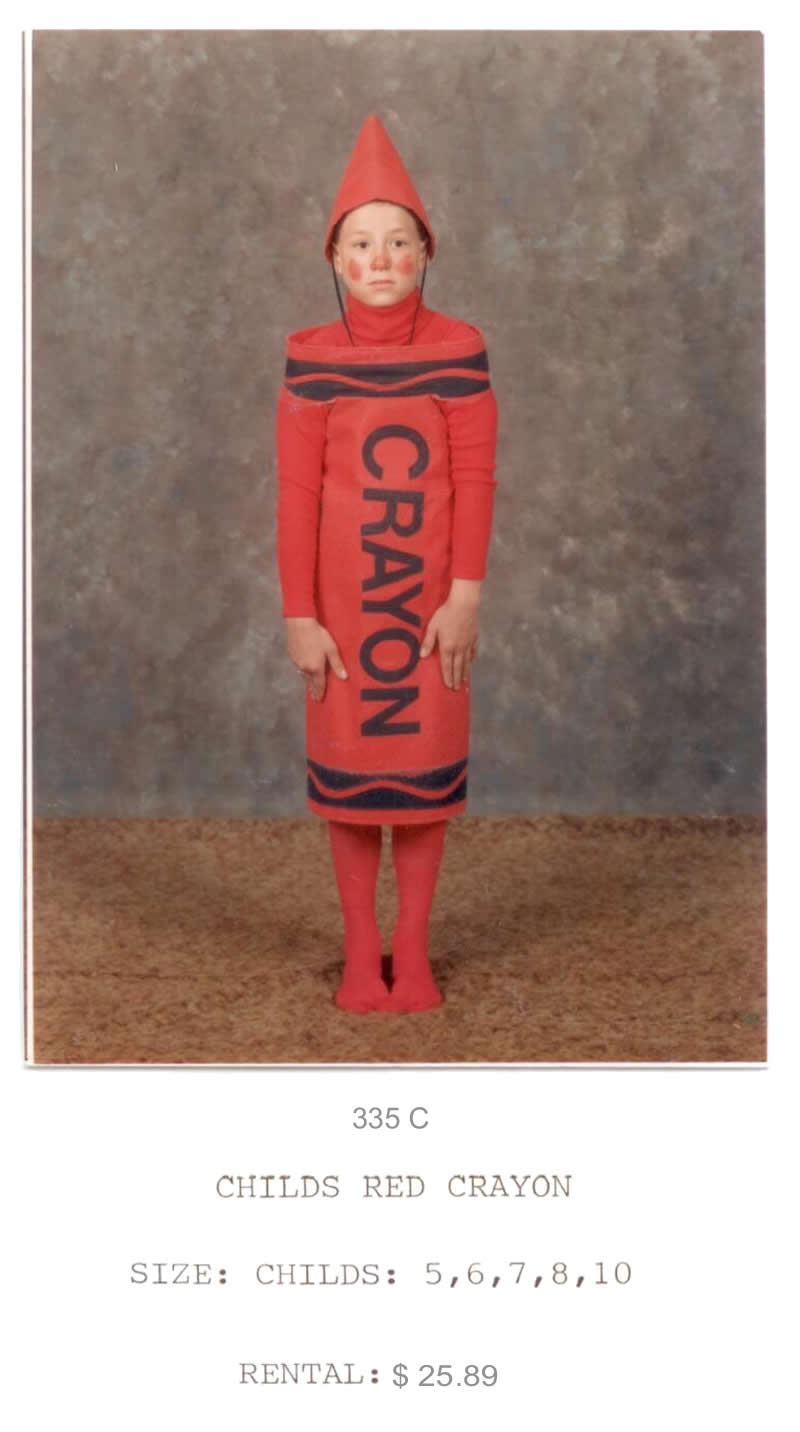 CHILDS RED CRAYON - Click Image to Close